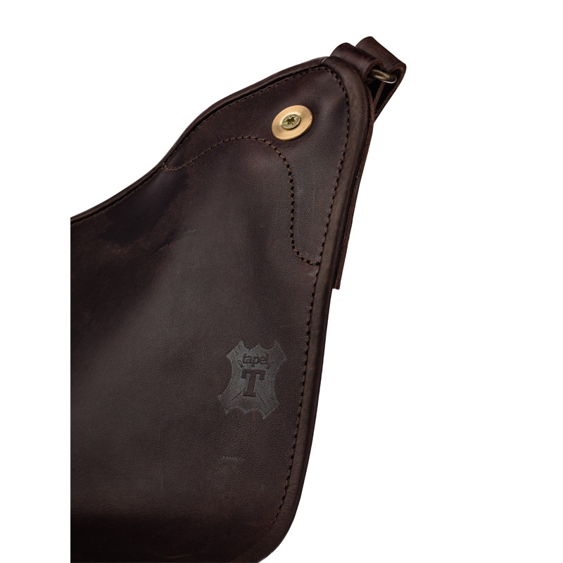 Siège trépied luxe pliant bois Country Sellerie