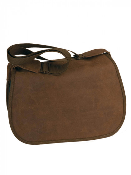 Gibecière cuir croupon ciré Country Sellerie