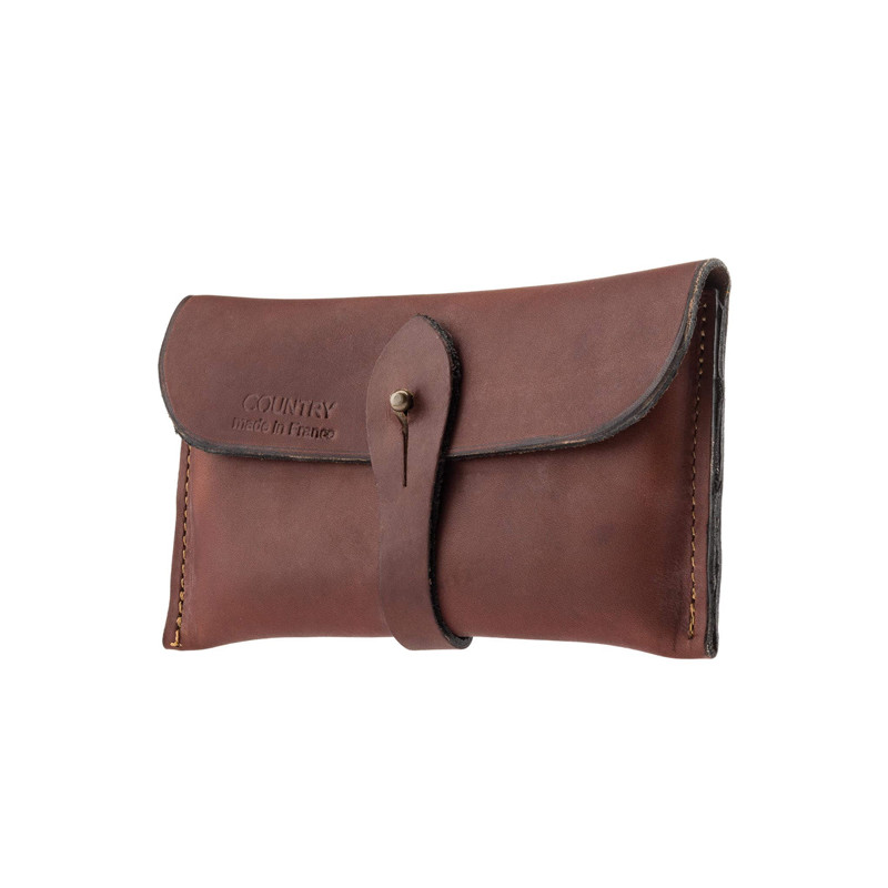 Pochette cuir gras Country Sellerie