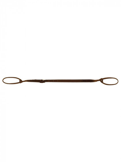 Bretelle cuir pleine fleur double lasso Country Sellerie