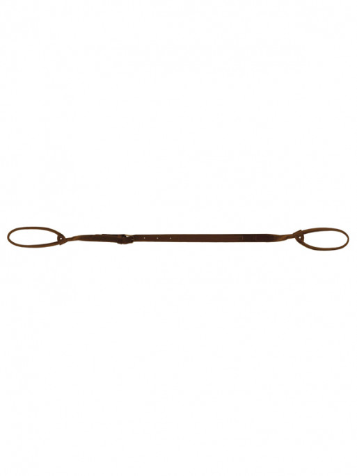 Bretelle cuir pleine fleur double lasso Country Sellerie