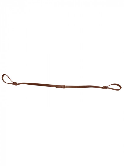 Bretelle cuir pleine fleur double lasso plate Country Sellerie