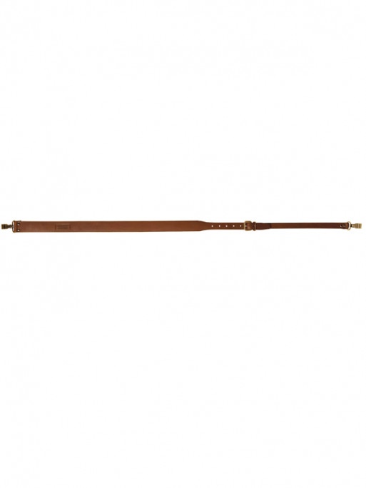 Bretelle fusil cuir pleine fleur et mousquetons Country Sellerie