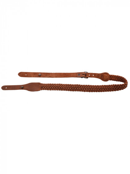 Bretelle fusil croûte tressée 7 brins Country Sellerie