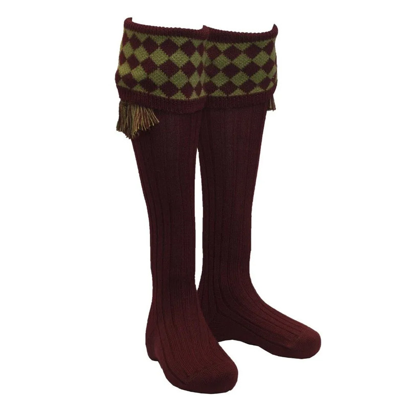 Chaussettes pour knickers Chessboard Shooting Walker & Hawkes