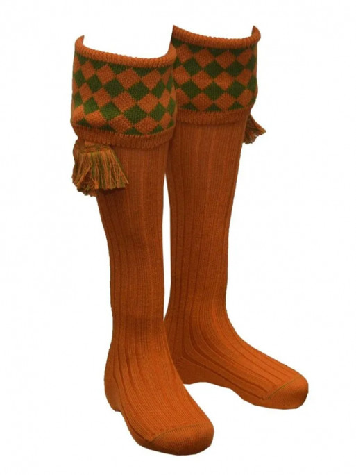 Chaussettes pour knickers Chessboard Shooting Walker & Hawkes