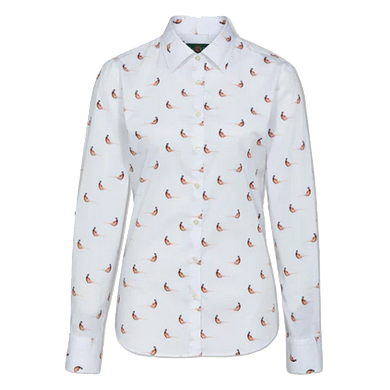 Chemise motifs imprimés femme Alan Paine