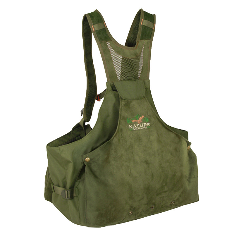 Gilet de chasse Suede Jungla Pro Marsupio Nature