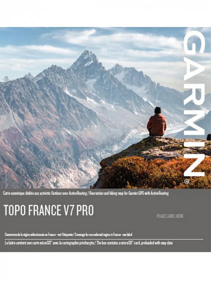 Carte topographique V7 Pro France + DOM-TOM Garmin
