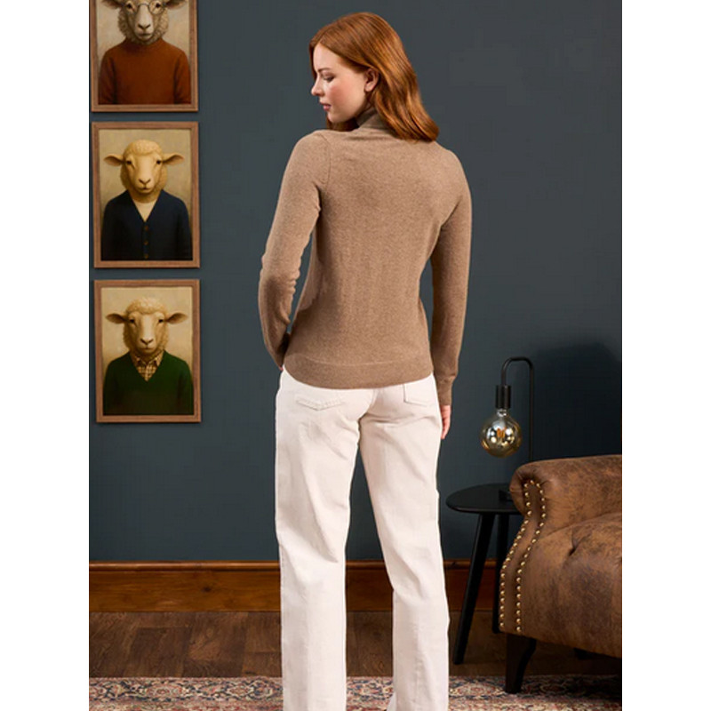 Pull col roulé Clara femme Alan Paine