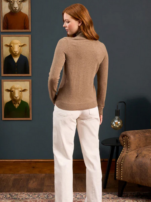 Pull col roulé Clara femme Alan Paine