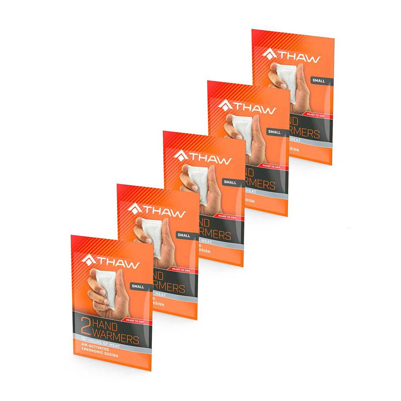 Pack de 5 chaufferettes jetables petit format Thaw