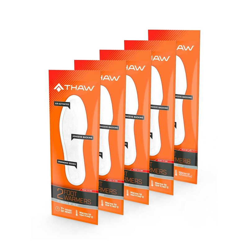 Pack de 5 paires de semelles chauffantes Thaw