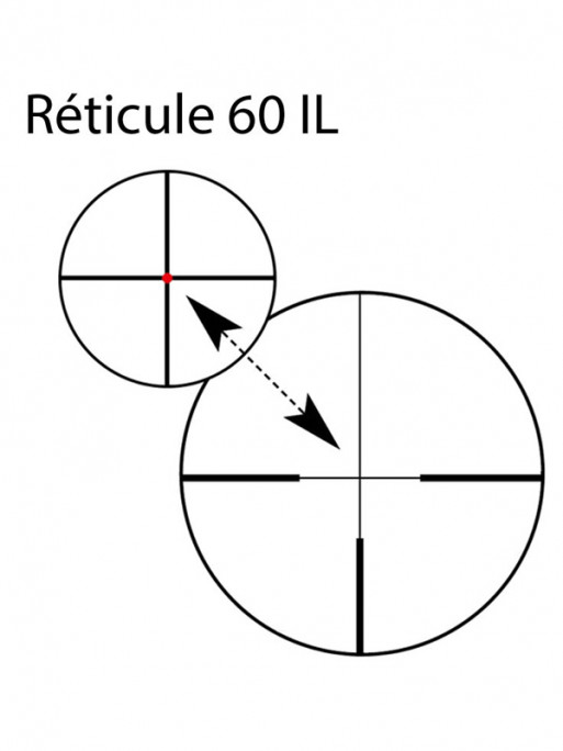 Lunette Conquest V6 1.1-6x24 RET 60 IL Zeiss