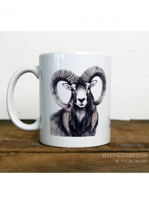 Mug céramique Mouflon by Walter Arlaud