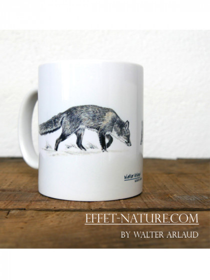 Mug céramique Renard by Walter Arlaud