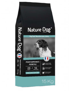 Croquettes Performance 26/16 Agneau Nature Dog 15kg