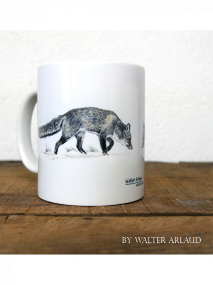 Mug céramique Renard by Walter Arlaud
