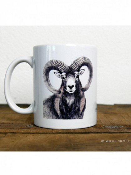 Mug céramique Mouflon by Walter Arlaud