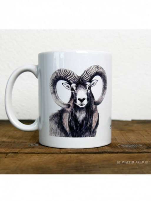 Mug céramique Mouflon by Walter Arlaud