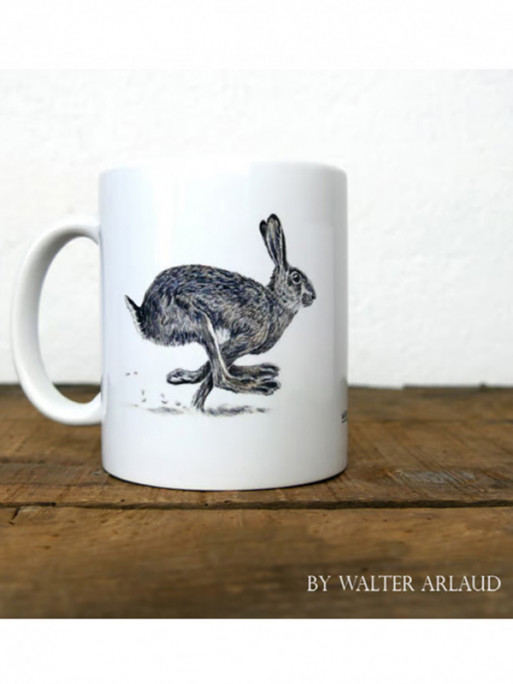 Mug céramique Lièvre by Walter Arlaud