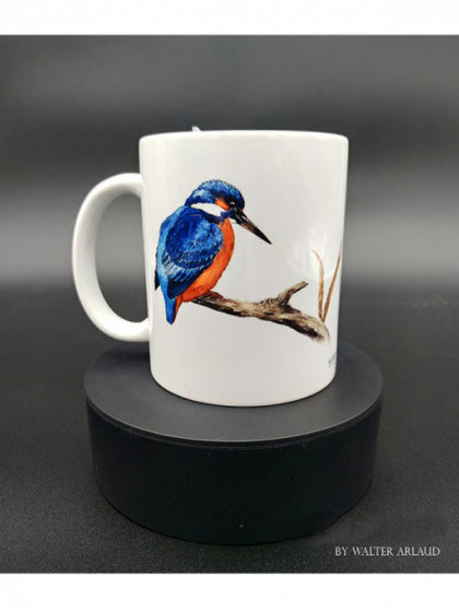Mug céramique Collection Plumes Martin Pêcheur by Walter Arlaud