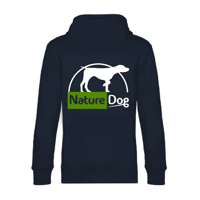 Sweat à capuche 1 chien femme Nature Dog