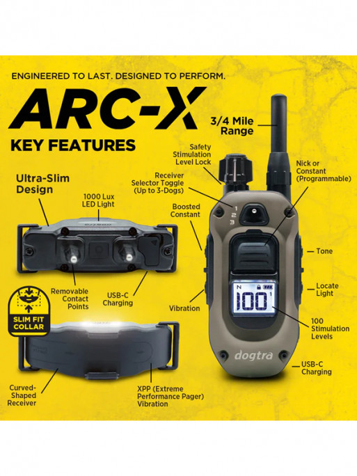 Pack de dressage ARC-X 2 chiens Dogtra