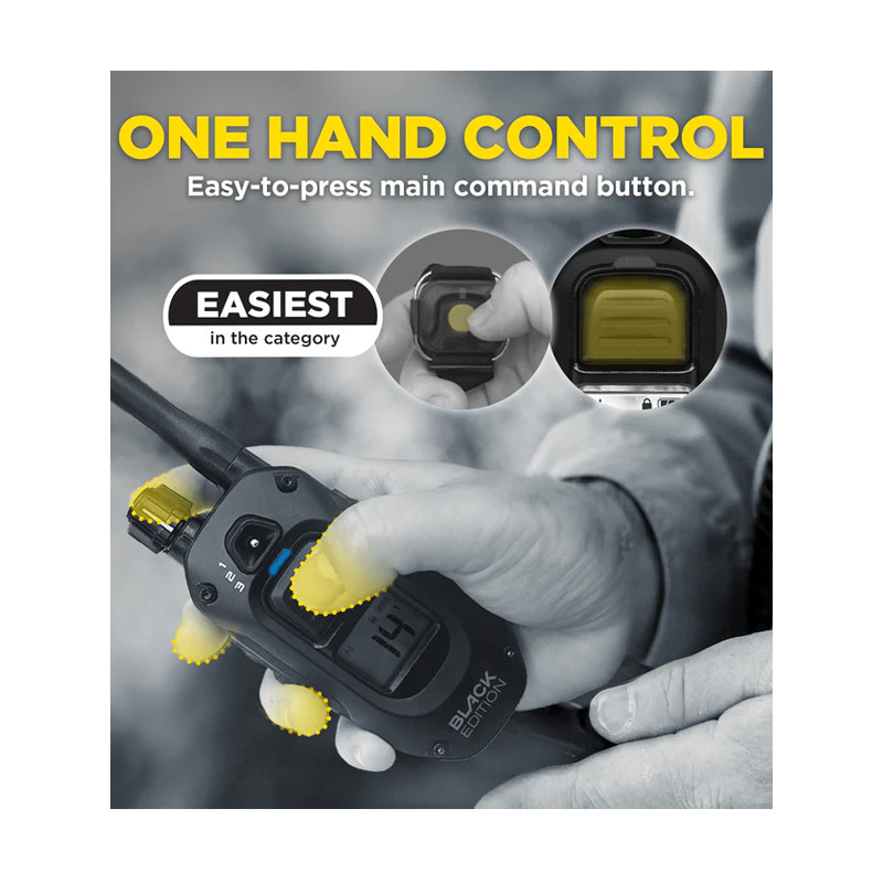 Pack de dressage 1200X Black Edition 1 chien Dogtra