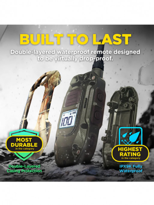 Pack de dressage 1200X Camo Edition 1 chien Dogtra