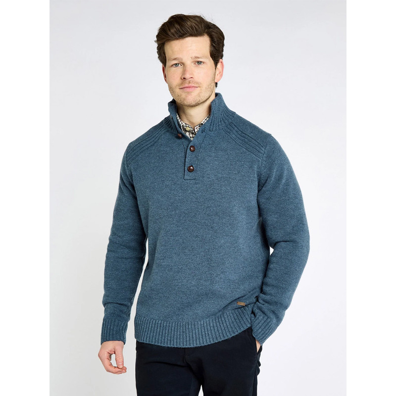 Pull boutonné Shields homme Dubarry