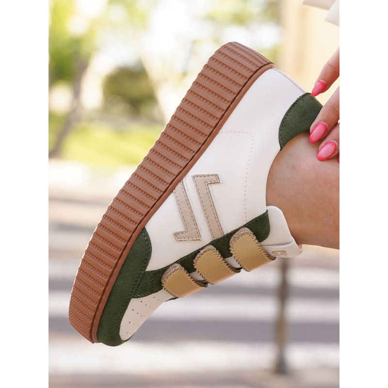 Baskets CL96M kaki gold CL11 Sneakers