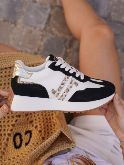 Chaussures CL99 logo léopard femme CL11 Sneakers