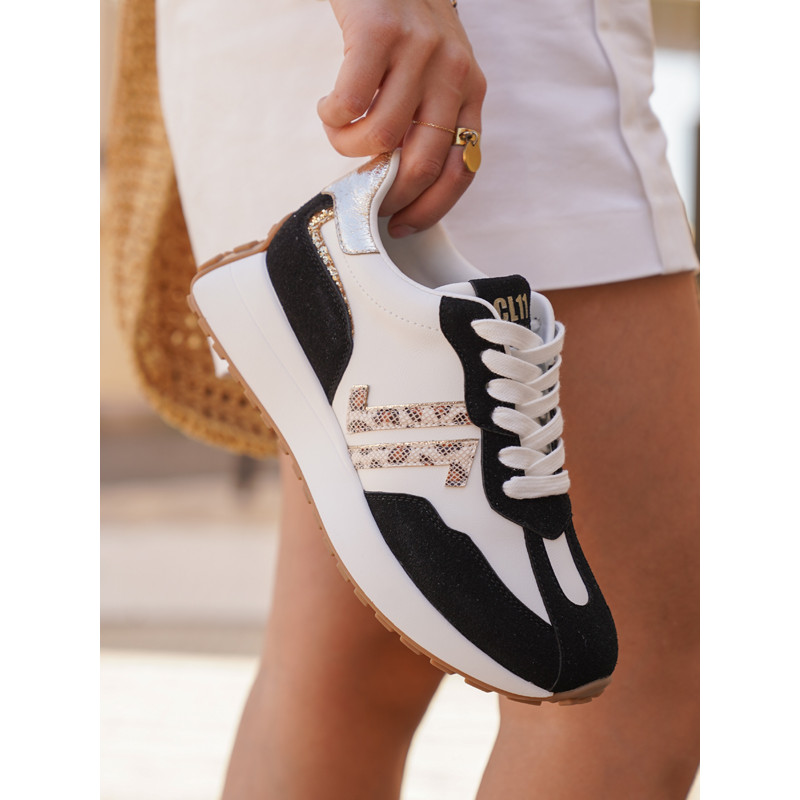 Chaussures CL99 logo léopard femme CL11 Sneakers