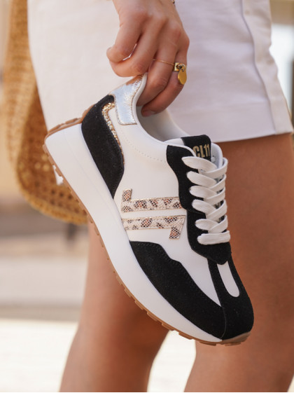 Chaussures CL99 logo léopard femme CL11 Sneakers