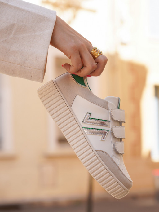 Chaussures CL96C vert CL11 Sneakers