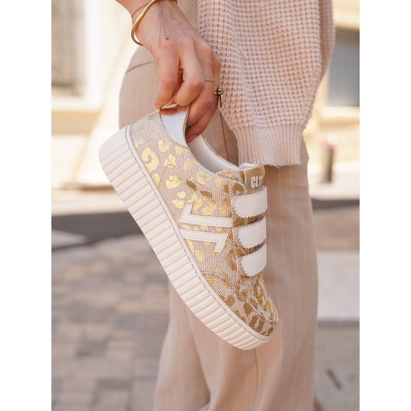 Chaussures CL96 Gold femme CL11 Sneakers