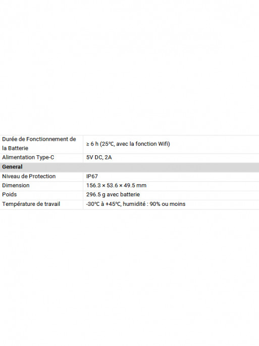 Monoculaire de vision thermique LYNX LE15 3.0 HikMicro