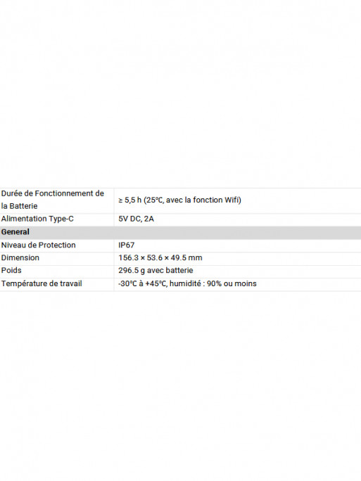 Monoculaire de vision thermique LYNX LH15 3.0 HikMicro