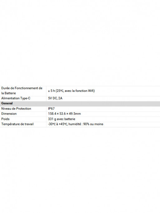 Monoculaire de vision thermique LYNX LH19 3.0 HikMicro