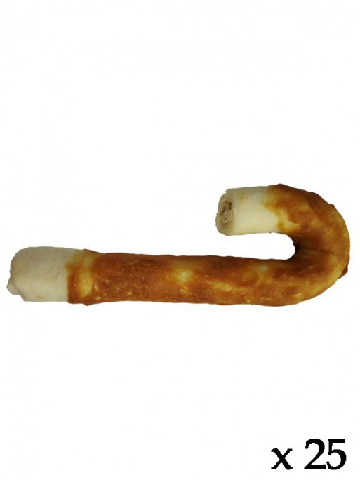 Bâtonnet à mâcher au poulet Chickies 65g (lot de 25)