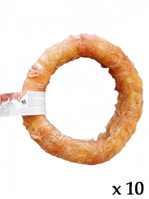 Donuts XXL au poulet 19cm (lot de 10)
