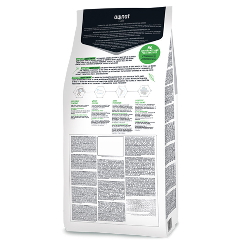 Croquettes Care Weight Control Chats 3kg Ownat