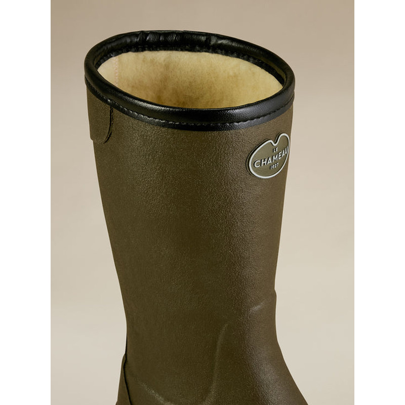 Bottillons Giverny doublés en laine femme Le Chameau