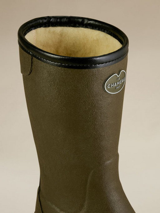 Bottillons Giverny doublés en laine femme Le Chameau