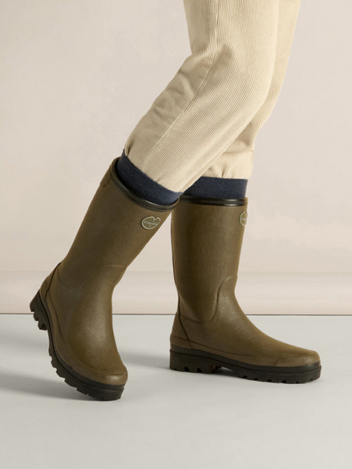 Bottillons Giverny doublés en laine femme Le Chameau