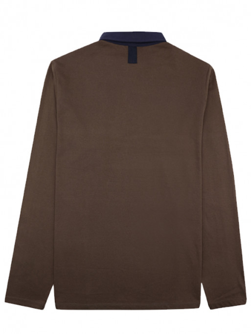 Polo manches longues Bicolore Serge Blanco