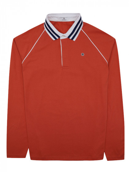 Polo manches longues Raglan Serge Blanco