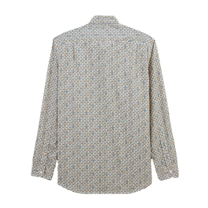 Chemise manches longues losange et pieuvre Serge Blanco