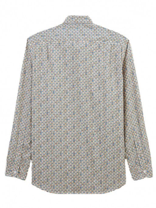 Chemise manches longues losange et pieuvre Serge Blanco